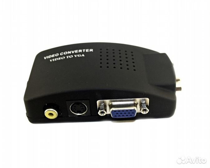 Конвертер преобразователь RCA / S-Video в VGA