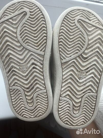 Кеды детские на липучке 17