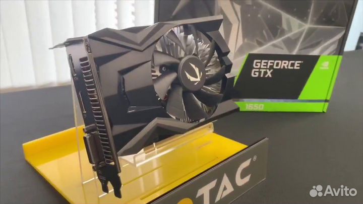Видеокарта GTX 1650 zotac gaming 4 GB