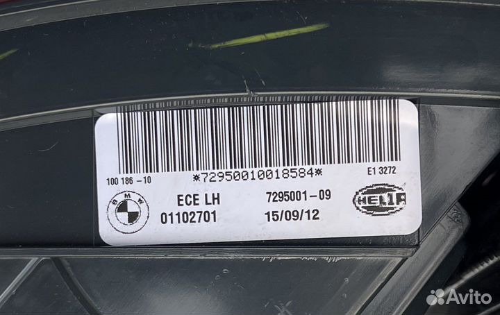 Фонарь задний 63217295001 BMW левый