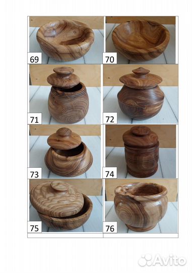 Деревянная посуда - ручная работа. В наличии