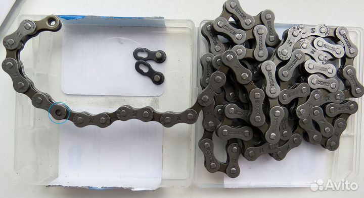 Цепь для велосипеда KMC Z-7, оригинал, 116 звеньев