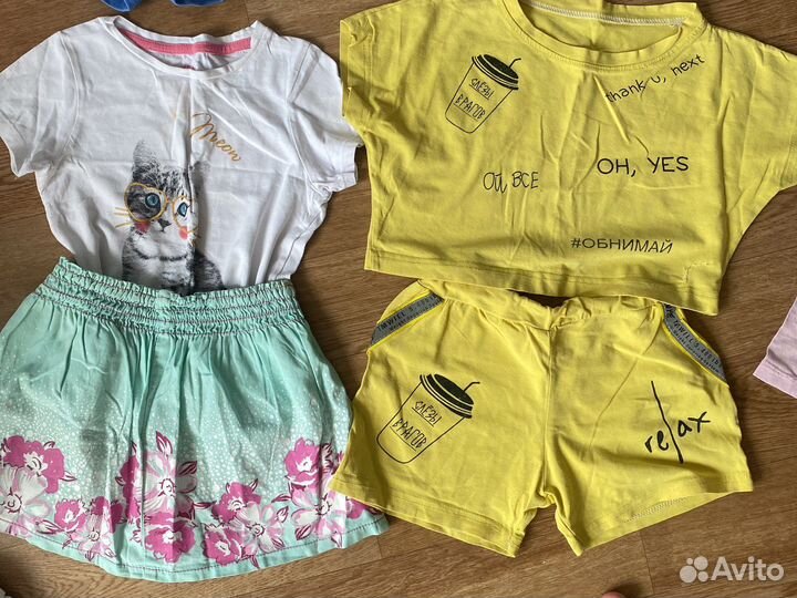 Вещи пакетом на девочку 122