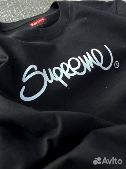 Футболка Supreme черная арт:529