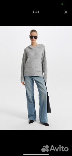 Вязанное худи love republic