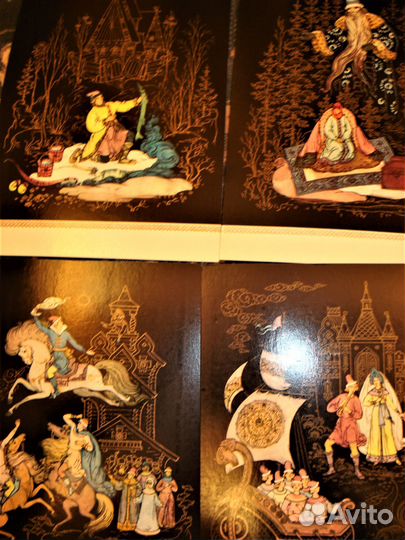 Набор открыток Русские сказки, формат 15х21