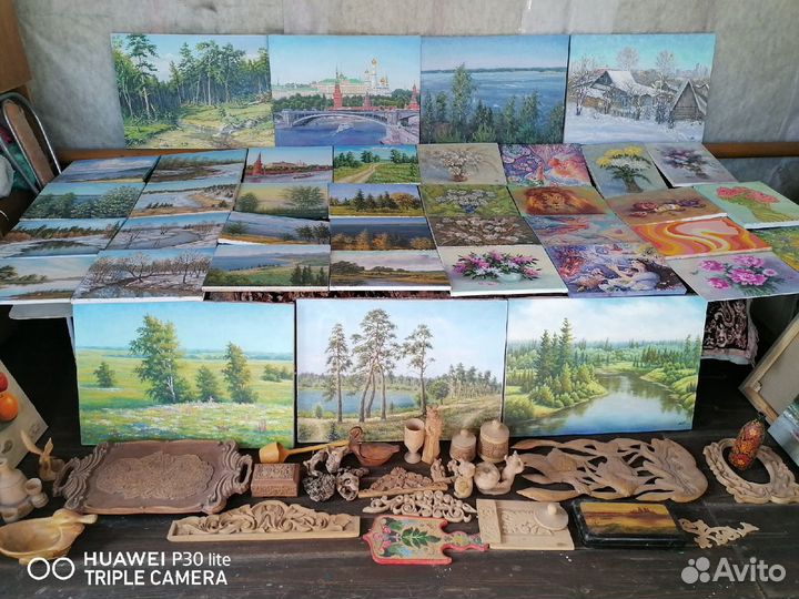 Картина маслом - пейзажи,натюрморты,абстракции