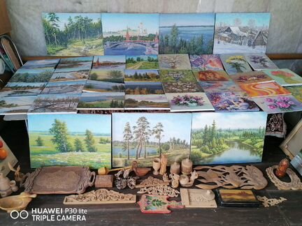 Картина маслом - пейзажи,натюрморты,абстракции