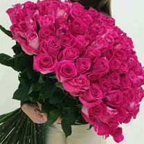 Розы голандские цветы 101 шт С доставкой, Махачкала
