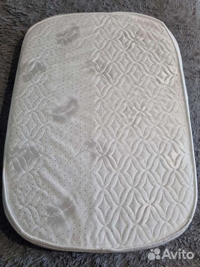 Детский матрасик 85 на 60 в овальную кроватку