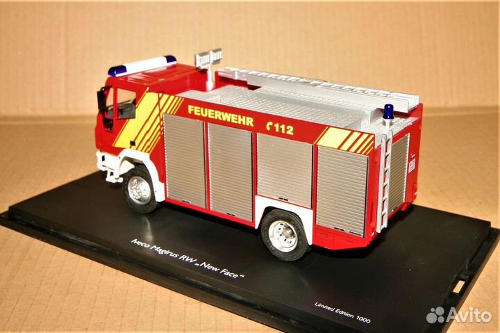 1/43 Schuco iveco-Magirus RW New Face Feuerwehr