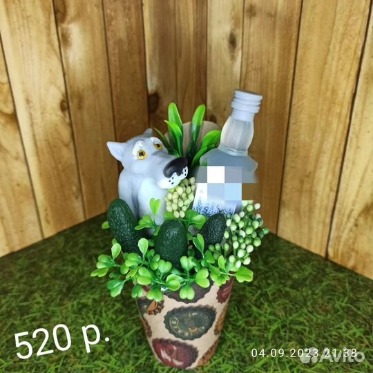 Букеты со зверюшками. Мыло ручной работы