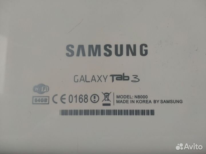 Планшет Samsung galaxy tab3 n8000