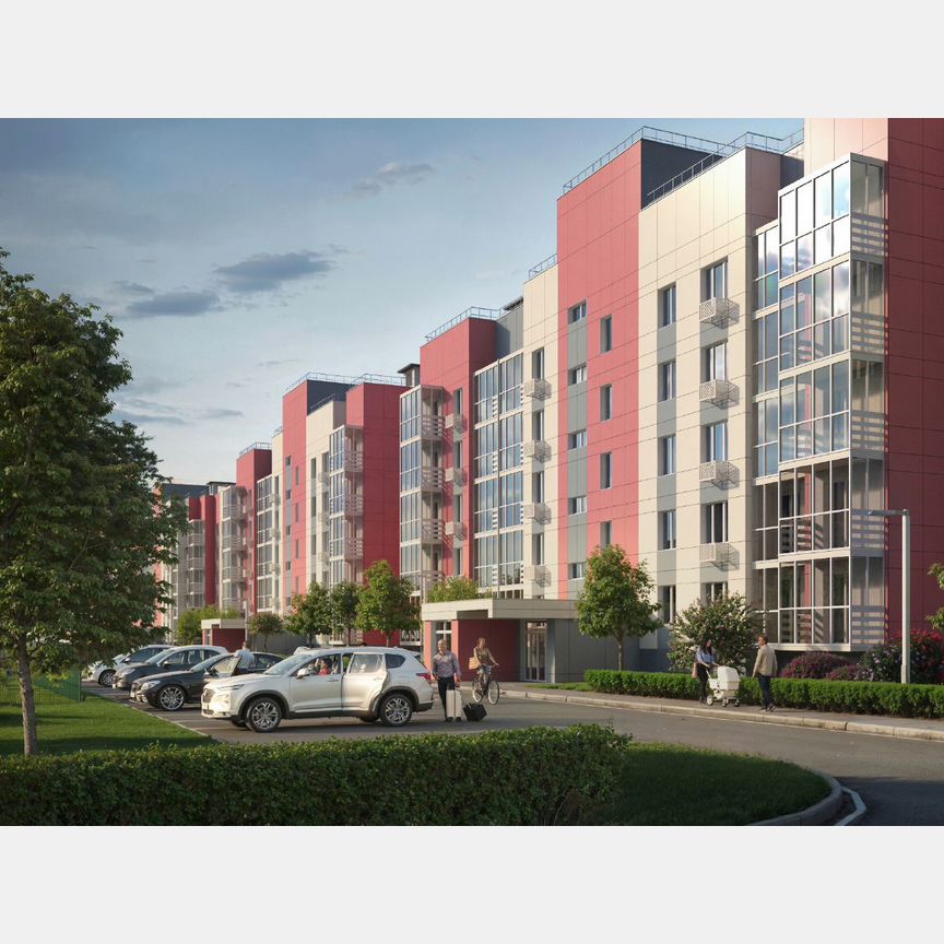 2-к. квартира, 58,4 м², 1/5 эт.