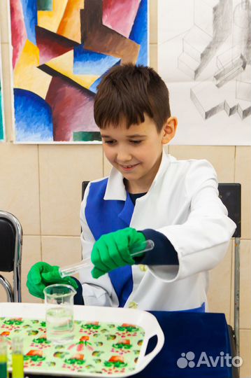 Крио шоу, научное шоу, слаймы