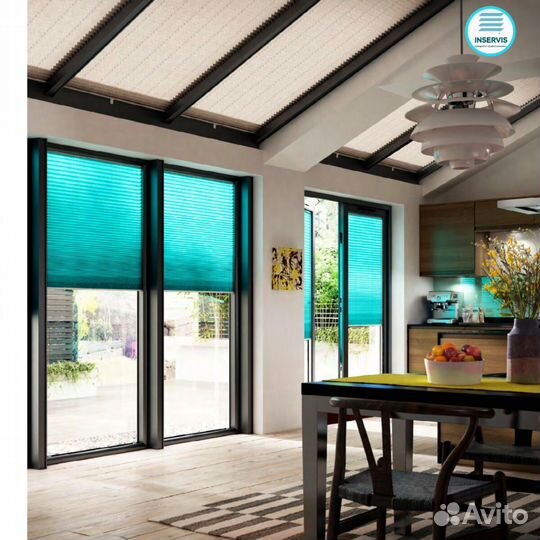 Шторы Плиссе Креп перла