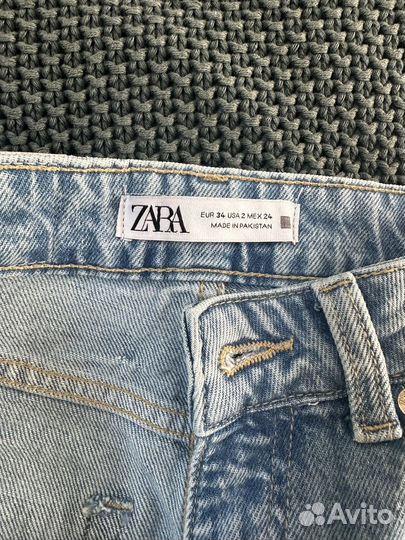 Джинсы zara 34