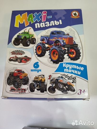 Продам 2 коробки пазлов для детей 3 года