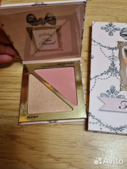 Палетка теней + румяна/хайлайтер Too Faced