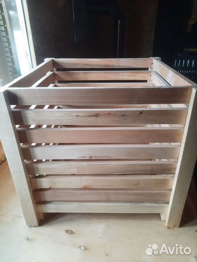 Кашпо деревянное для цветов