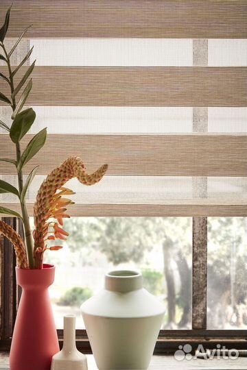 Рулонные шторы день-ночь