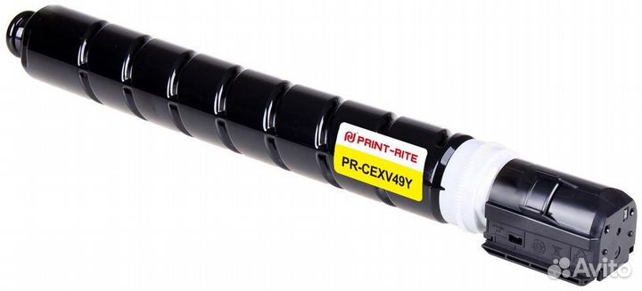 Картридж Print-Rite PR-cexv49Y yellow 1458457