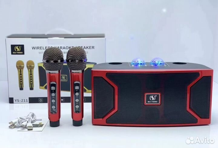 Караоке система suyosd YS-211 с дискошаром