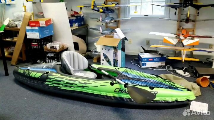 Байдарка надувная каяк Intex Challenger K1