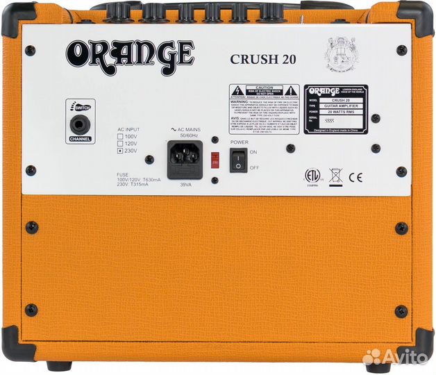 Комбо усилитель Orange crush 20