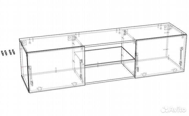 Подвесная тумба под тв