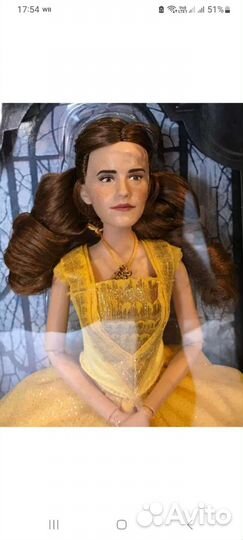 Кукла Белль Дисней коллекционная