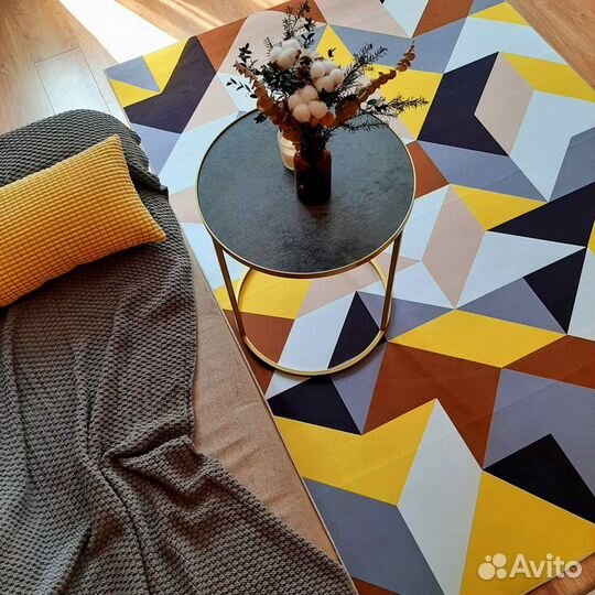 Ковер для современного интерьера. Новый, без ворса