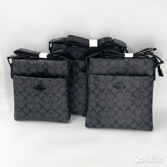 Новая мужская сумка Coach через плечо