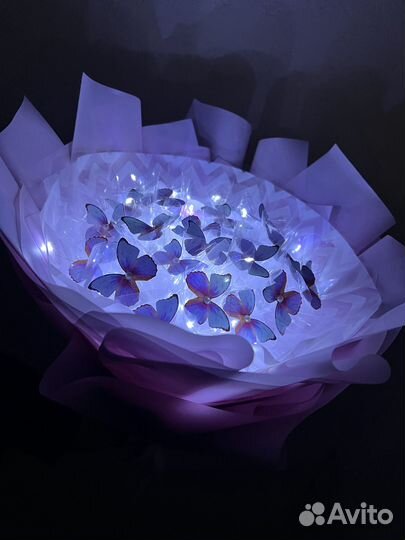 Букет из бабочек (с подсветкой)