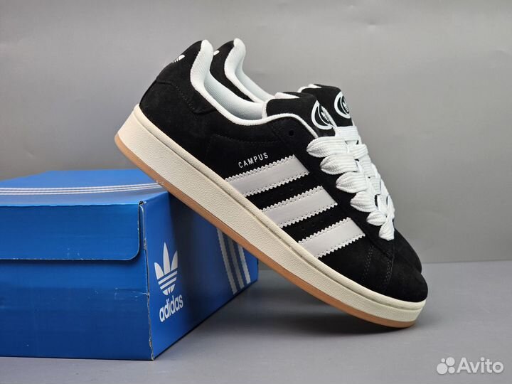 Кроссовки Adidas Campus 00s Black White Gum