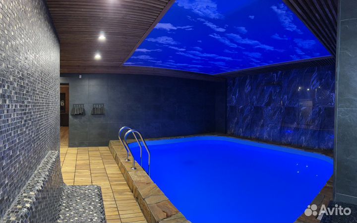 Сауна с бассейном