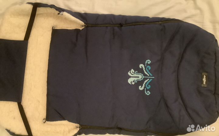 Зимний конверт в коляску womar zaffiro