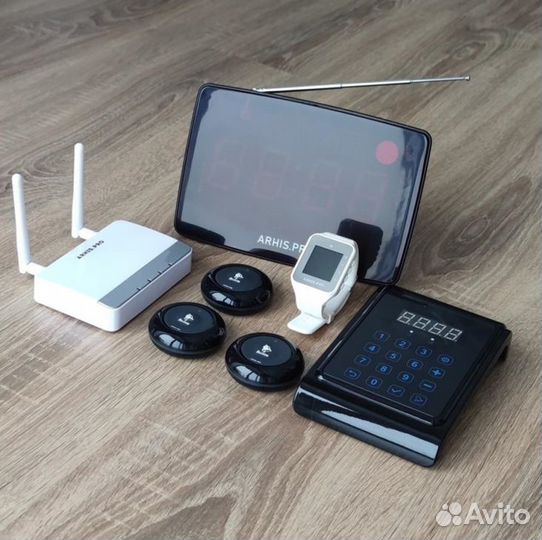 Кнопка вызова официанта, персонала беспроводная