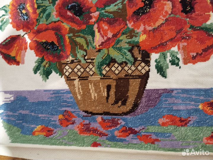 Картина вышивка