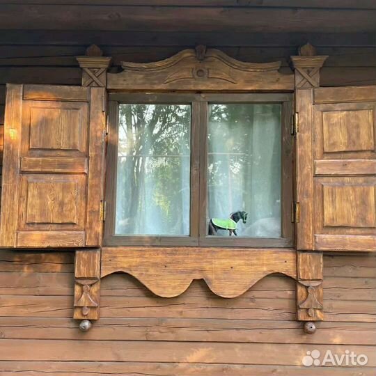 Деревянные ставни