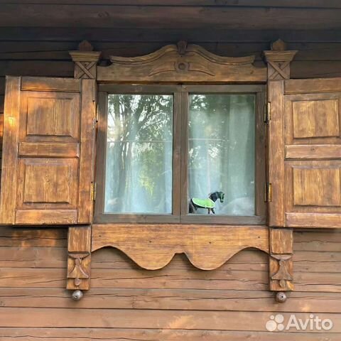 Деревянные ставни