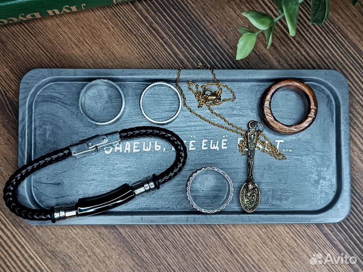 Подсвечник/Подставка из гипса прямоугольные