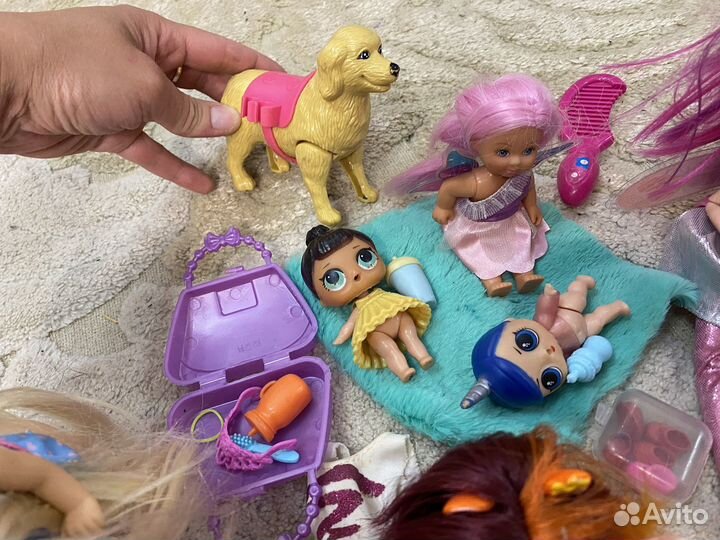 Игрушки куклы пакетом