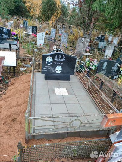 Укладка плитки, памятники, ограды,благоустройство