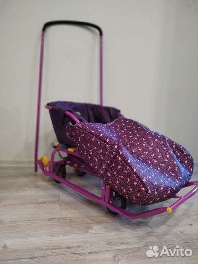 Детские санки с колесами