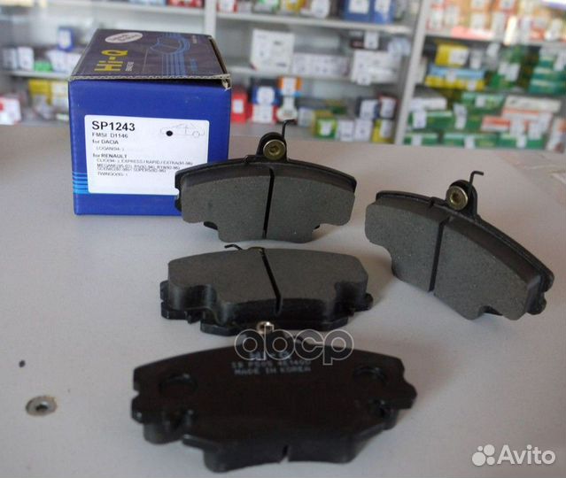 Колодки торм.дисковые Hi-Q Renault Logan Sande