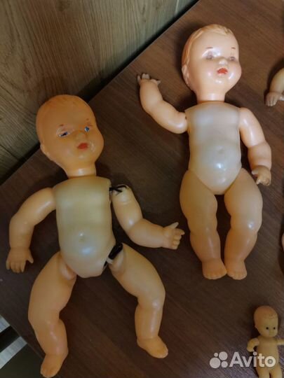 Пупсы/куклы времен СССР 3 штуки