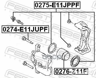 Поршень тормозного суппорта перед прав/лев