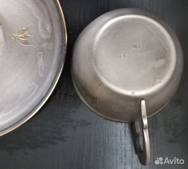 Мельхиоровые кофейные пары СССР