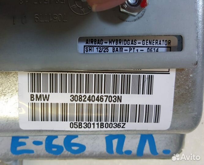 Подушка безопасности BMW 7 E65 E66,передний левый